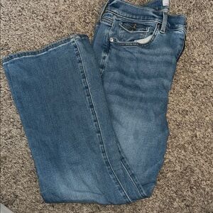 LOFT  Blue Flare & Wide Leg Jeans